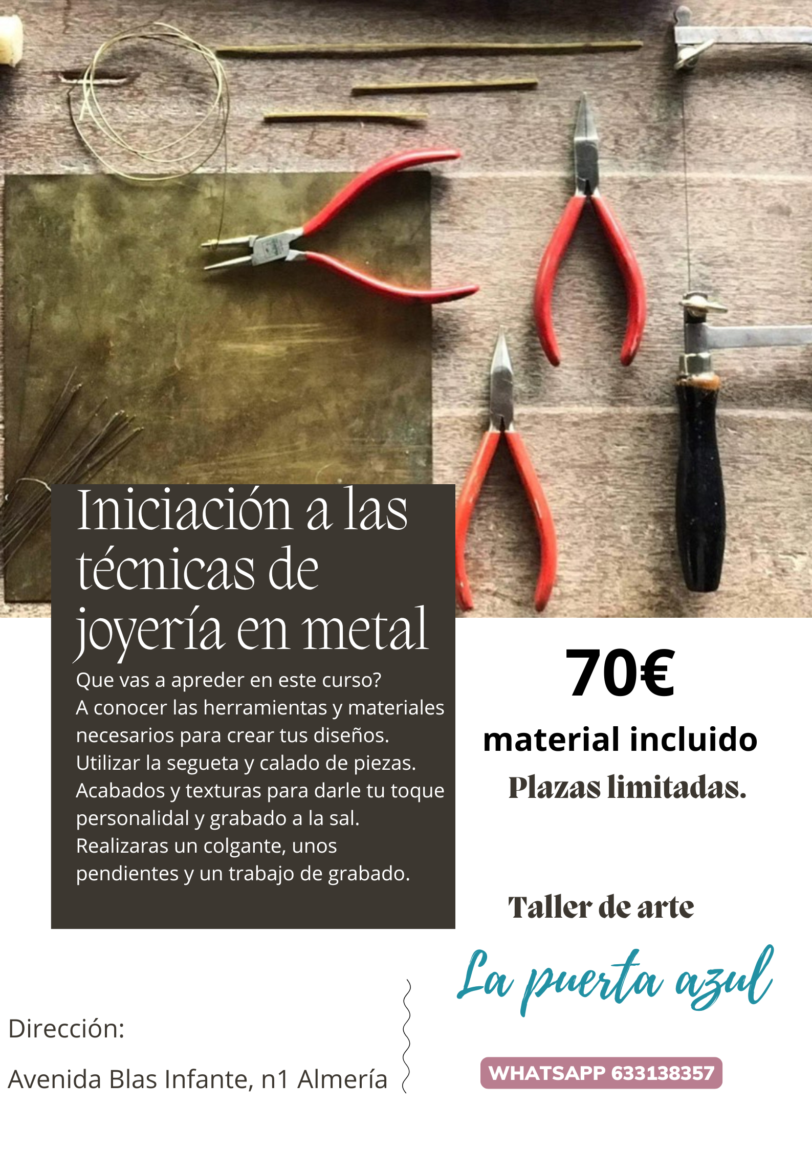 Curso de Iniciación a las técnicas de joyería en metal